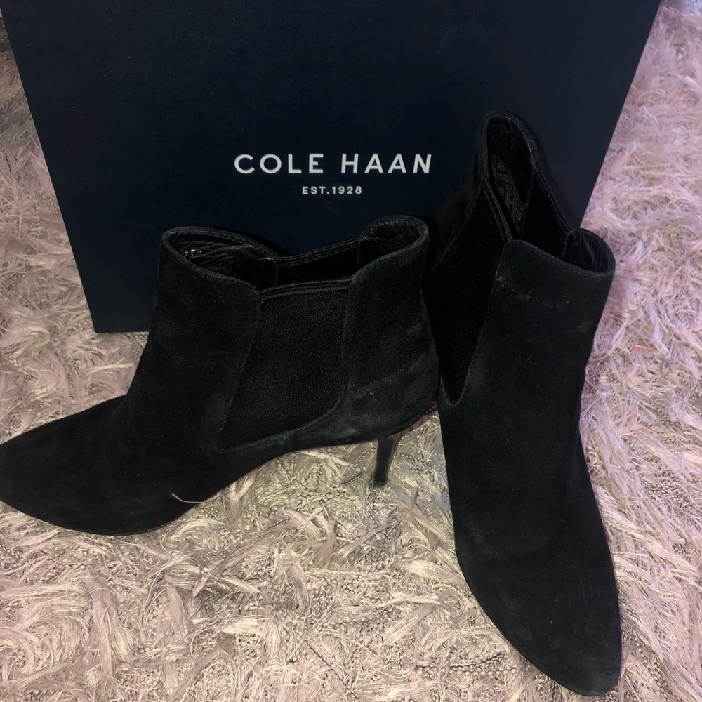 Cole Haan Black Booties